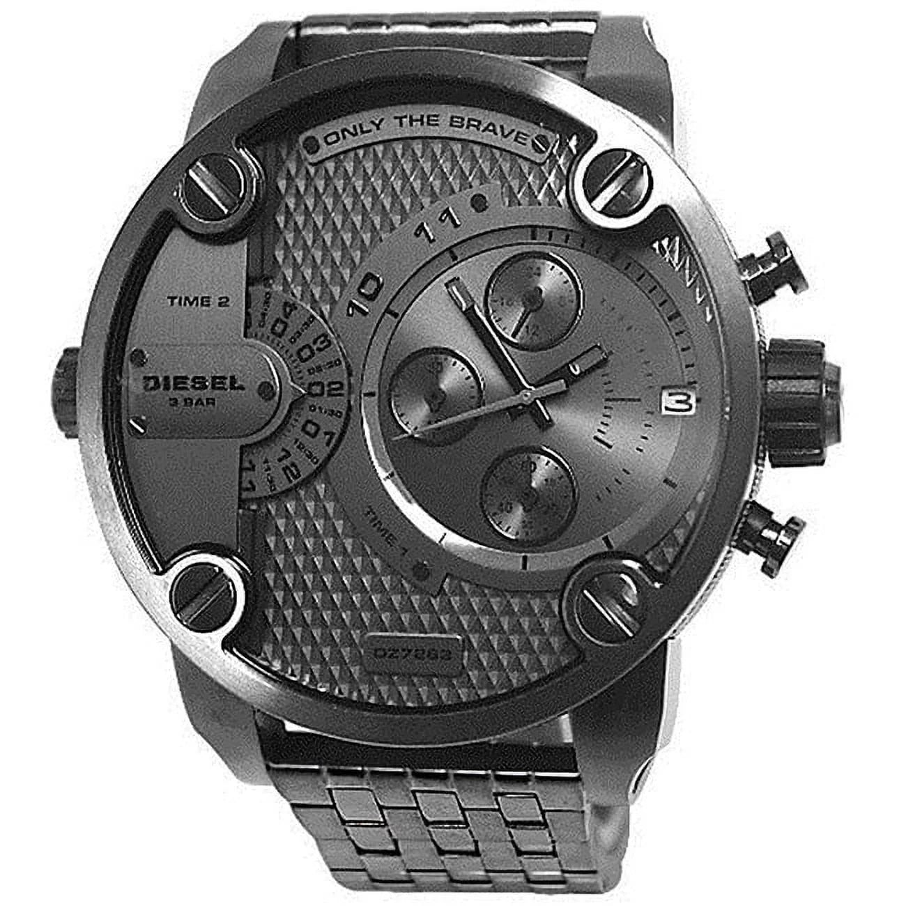 Diesel Men's NEW (DZ7263) LITTLE DADDY ION GUNMETAL CHRONOGRAPH WATCH!