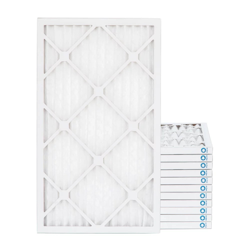 16x25x1 MERV 11 ( MPR 1000 ) Pleated AC Furnace Air Filter - 12 Pack. Made in USizeA.