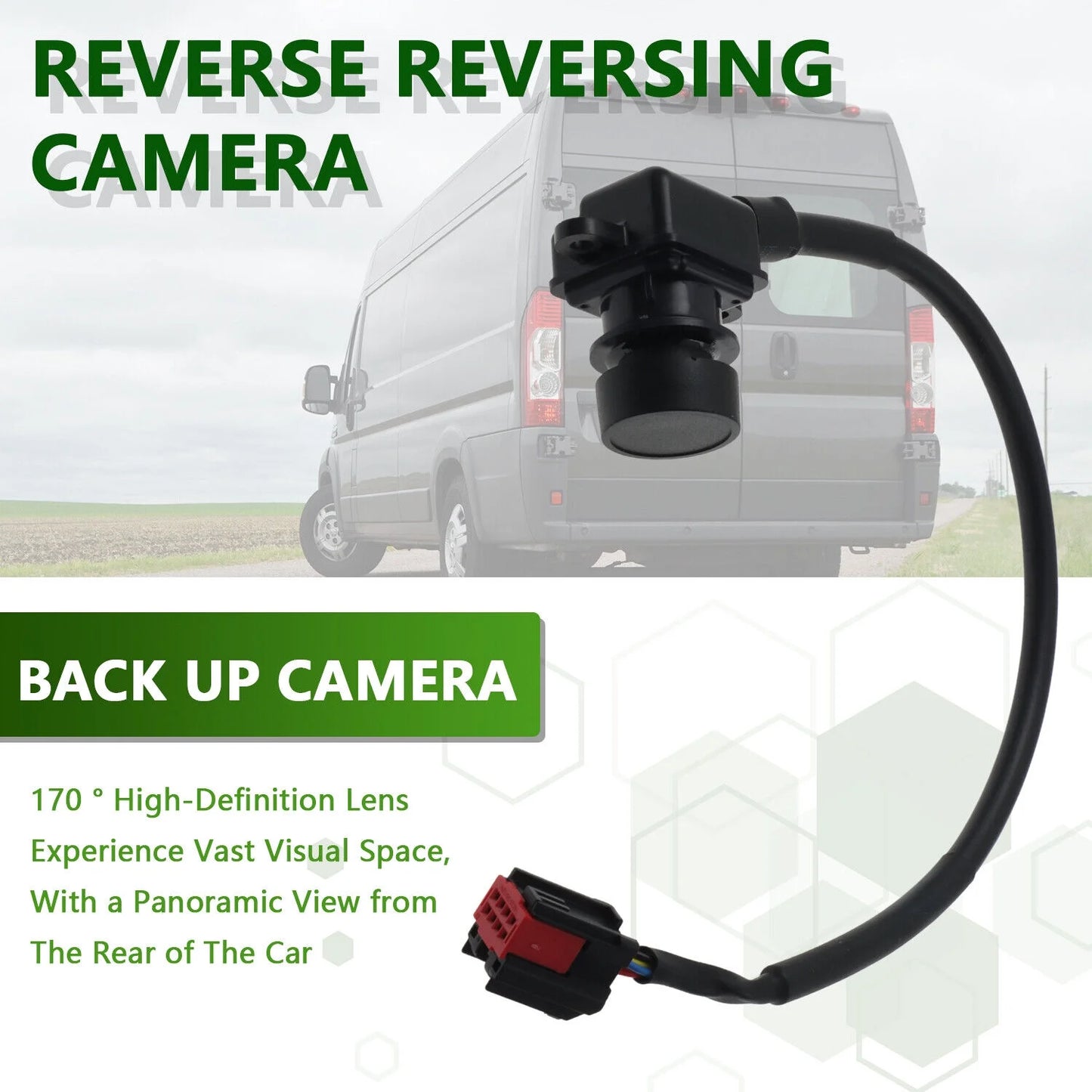 Reverse Reversing Camera for 14-20 3.0L 3.6L Ram ProMaster 1500 2500 3500