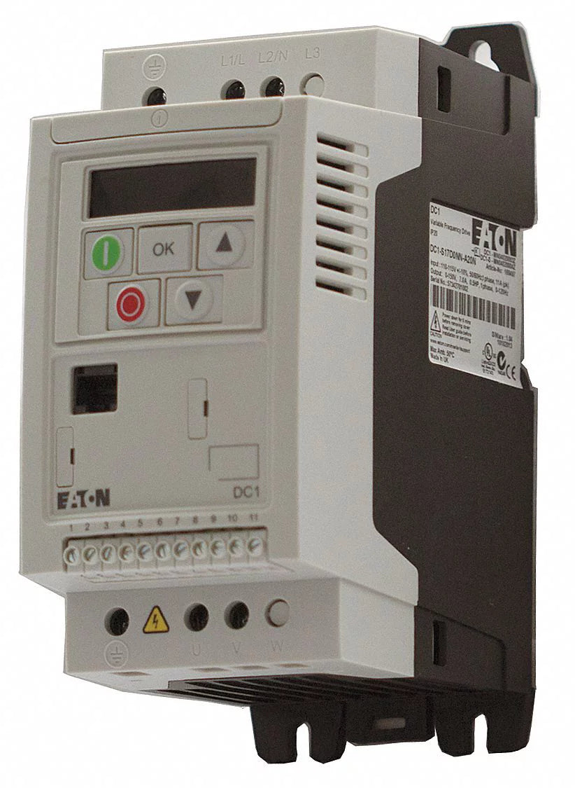 Eaton Variable Frequency Drive,2 hp,480V AC  DC1-344D1NN-A20CE1