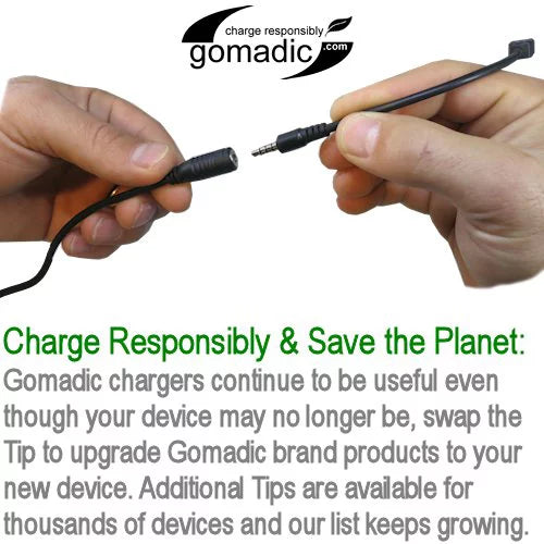 Gomadic High Capacity Rechargeable External Battery Pack suitable for the Nokia Lumia 800 - Portable Charger with TipExchange Technology