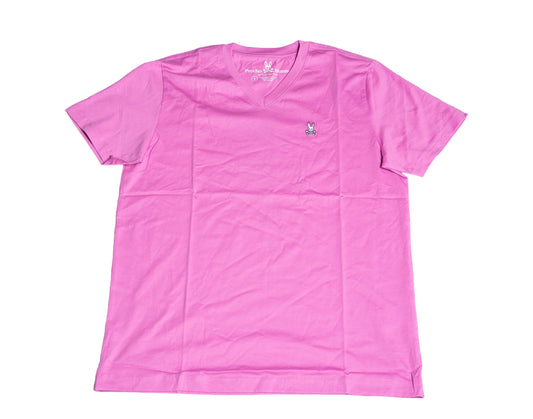 Psycho BunnyPsycho Bunny Classic V-Neck Men's Tee SizehirtPlum IceXSize