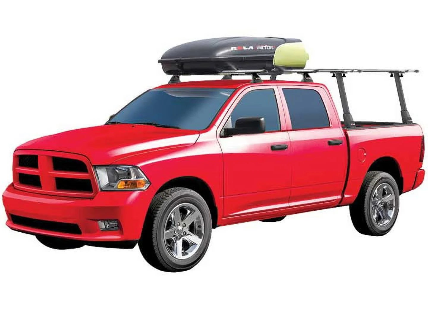 Draw-Tite 59742 BLACK ALUMINUM REMOVABLE TRUCK BED RACK 400LB CAPACITY NO DRILL MOUNT