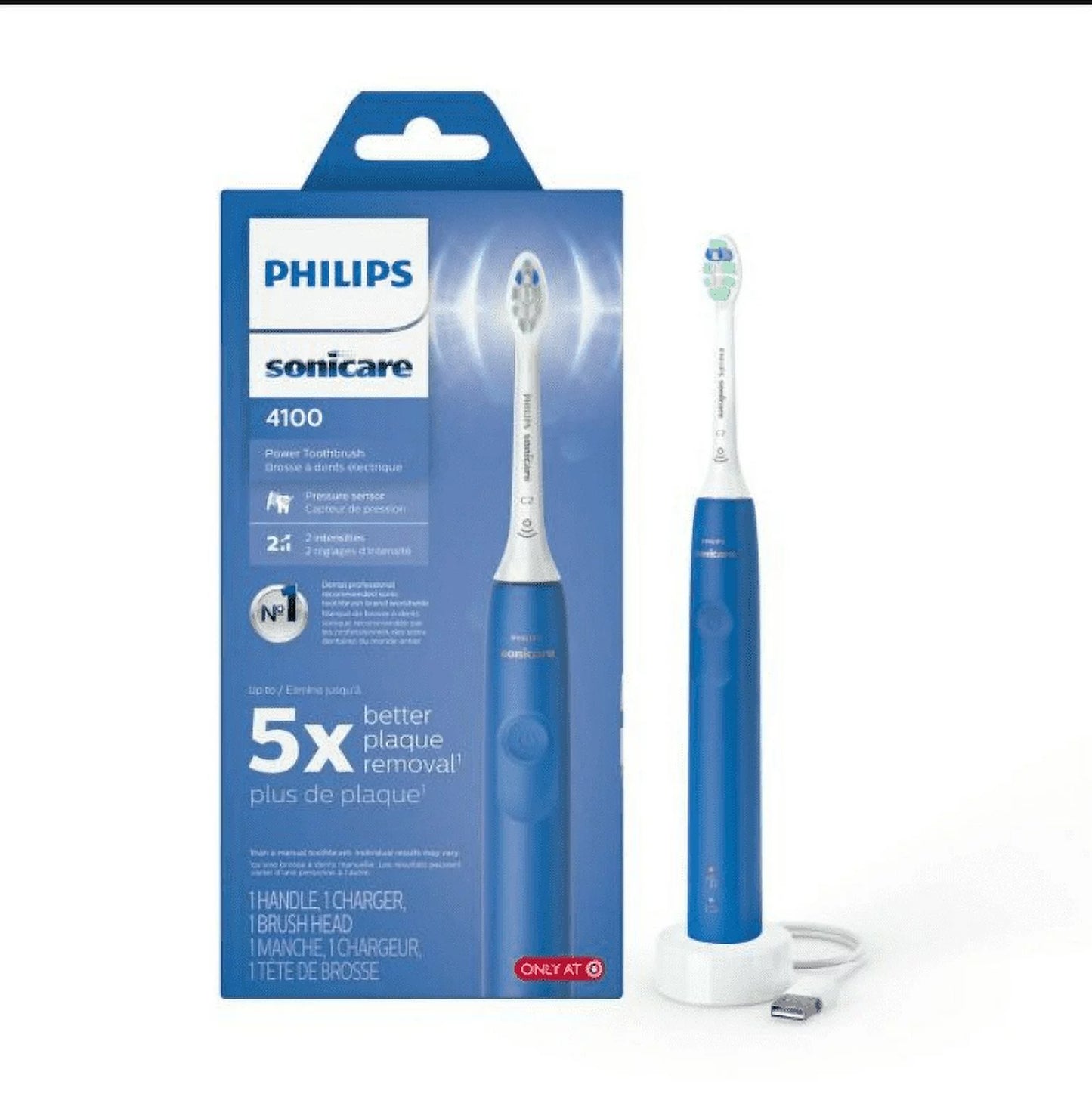 Philips Sizeonicare 4100 Powered Toothbrush Azure Blue