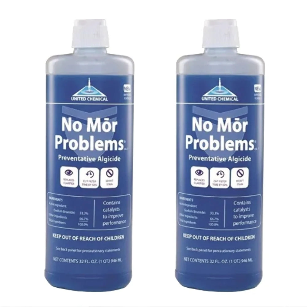 United Chemical No Mor Problems Sizewimming Pool Algaecide 1 Quart NMP-C12 2 Pack