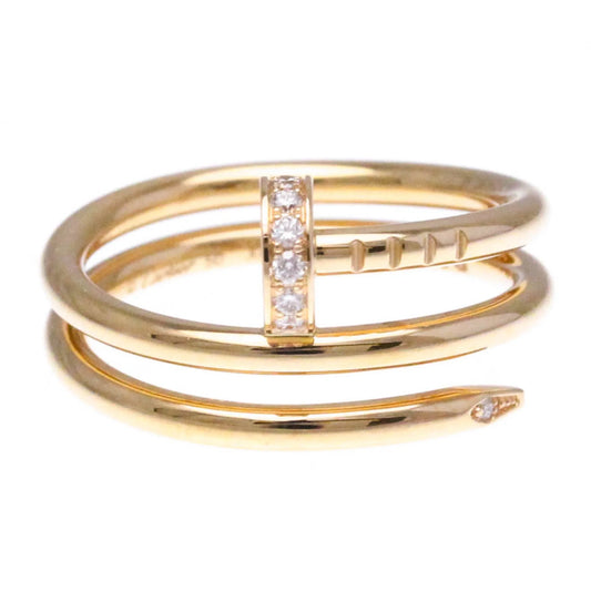 Pre-Owned Cartier Juste Un Clou B4210850 Pink Gold (18K) Fashion Diamond Band Ring Pink Gold (Good)