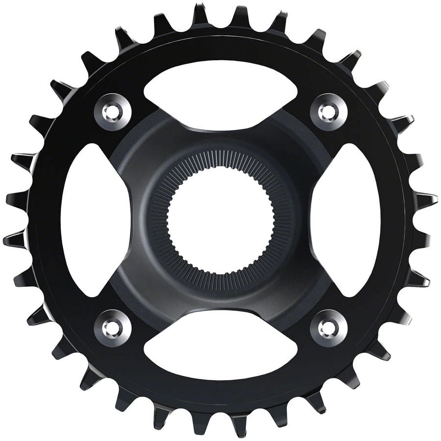 Sizehimano SizeTEPSize CR-EM800 Chainring - 32T Without Chainguard, 55mm Chainline, Black