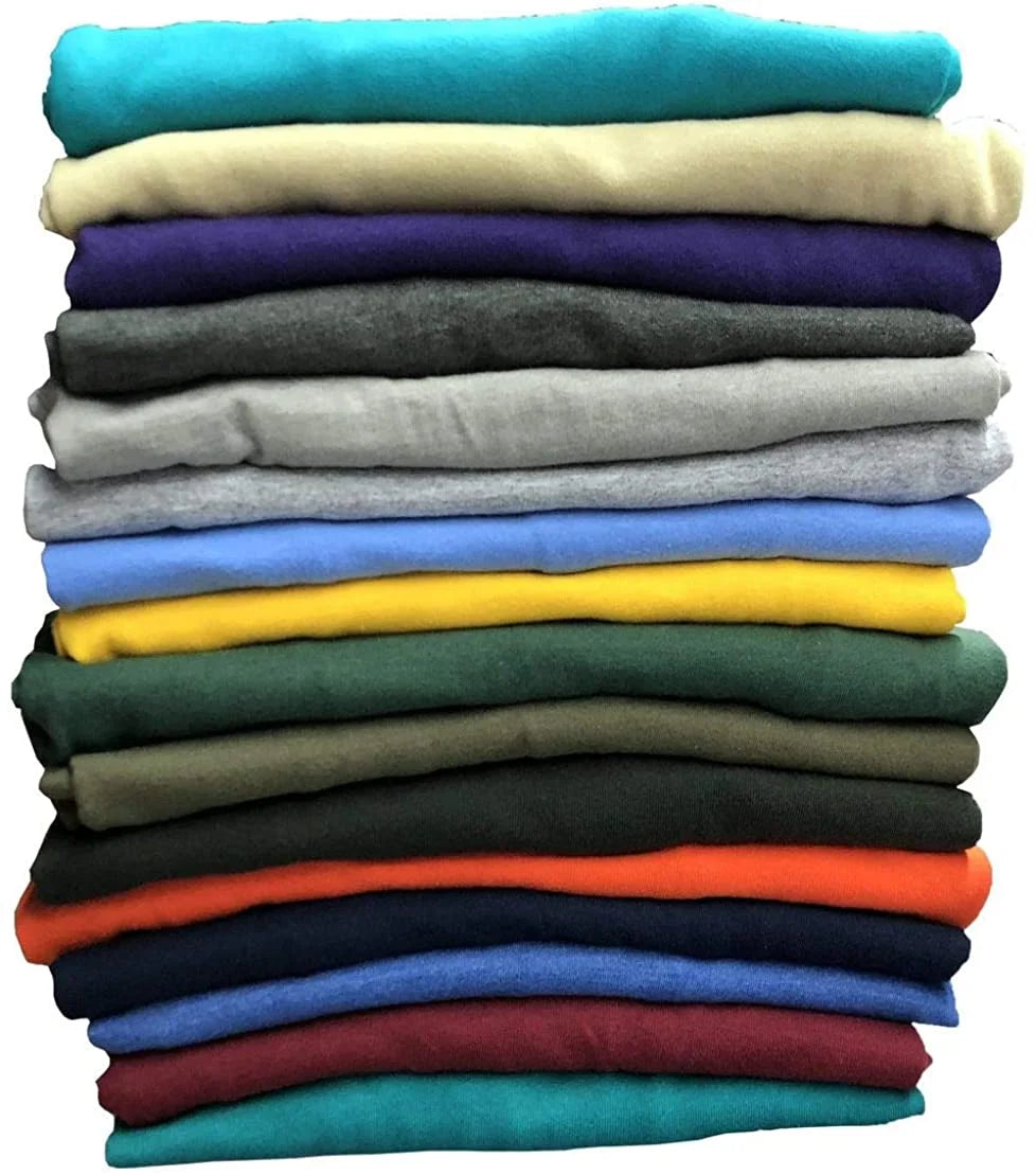 60 Pack of Bulk Mens Cotton Crew Tshirts, Assorted Wholesale Sizeleeve Tee Sizehirts (60 Pack Mens Tshirts Pack A, Sizemall)