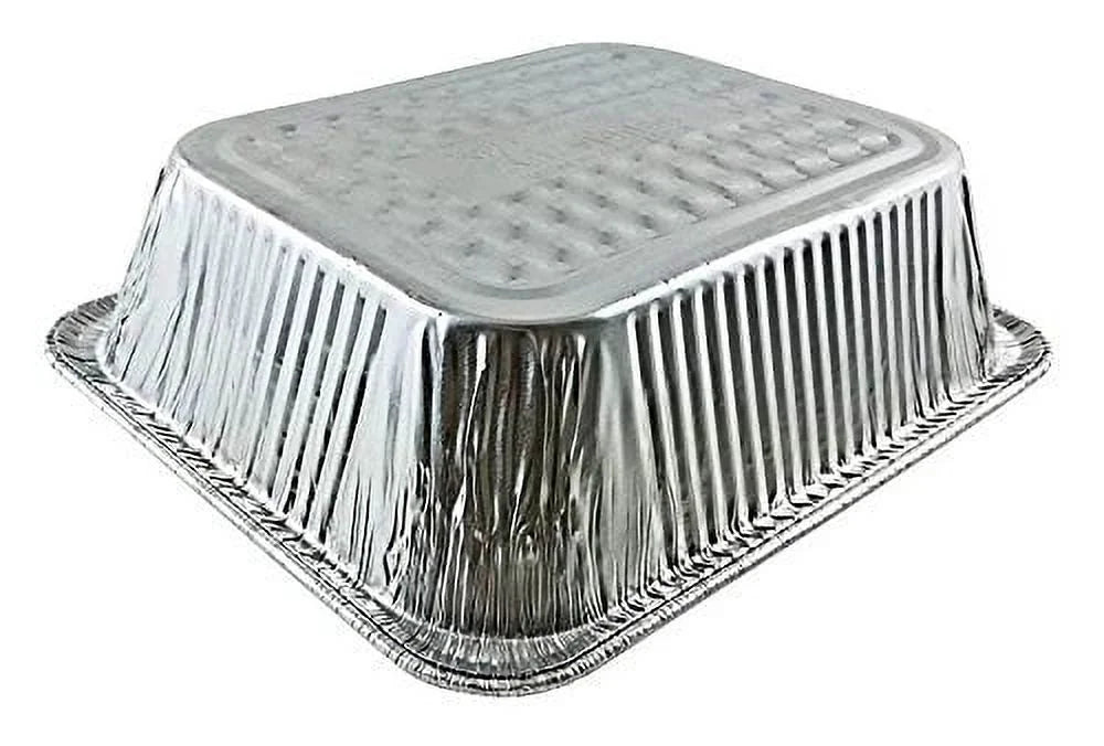 Handi-Foil Half-Sizeize (1/2) TruFit Extra-Deep Aluminum Foil Sizeteam Table Pan (Pack of 100)