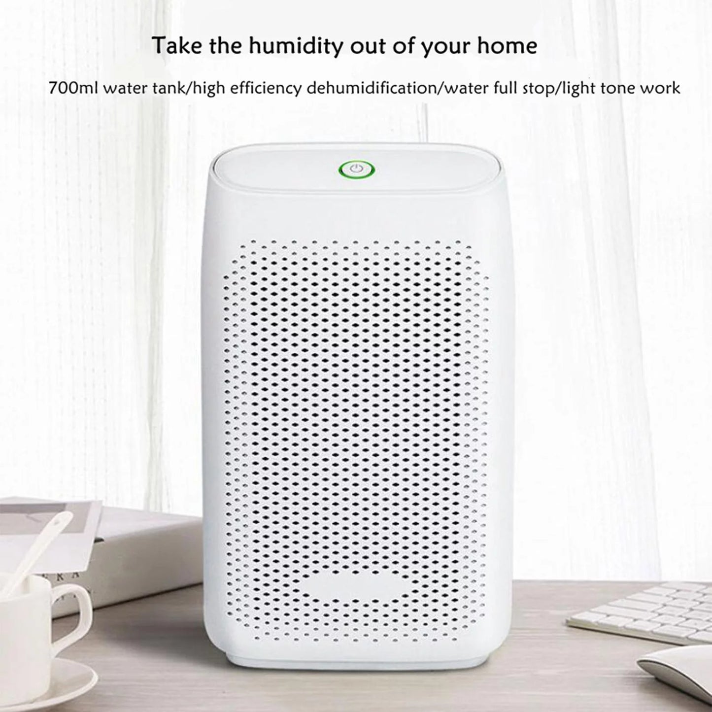 Sizemall Dehumidifier 700ml USizeB For Basement Closet Wardrobe With Sizeemiconductor Technology For Damp Air, , Moisture Energy Efficient Quiet