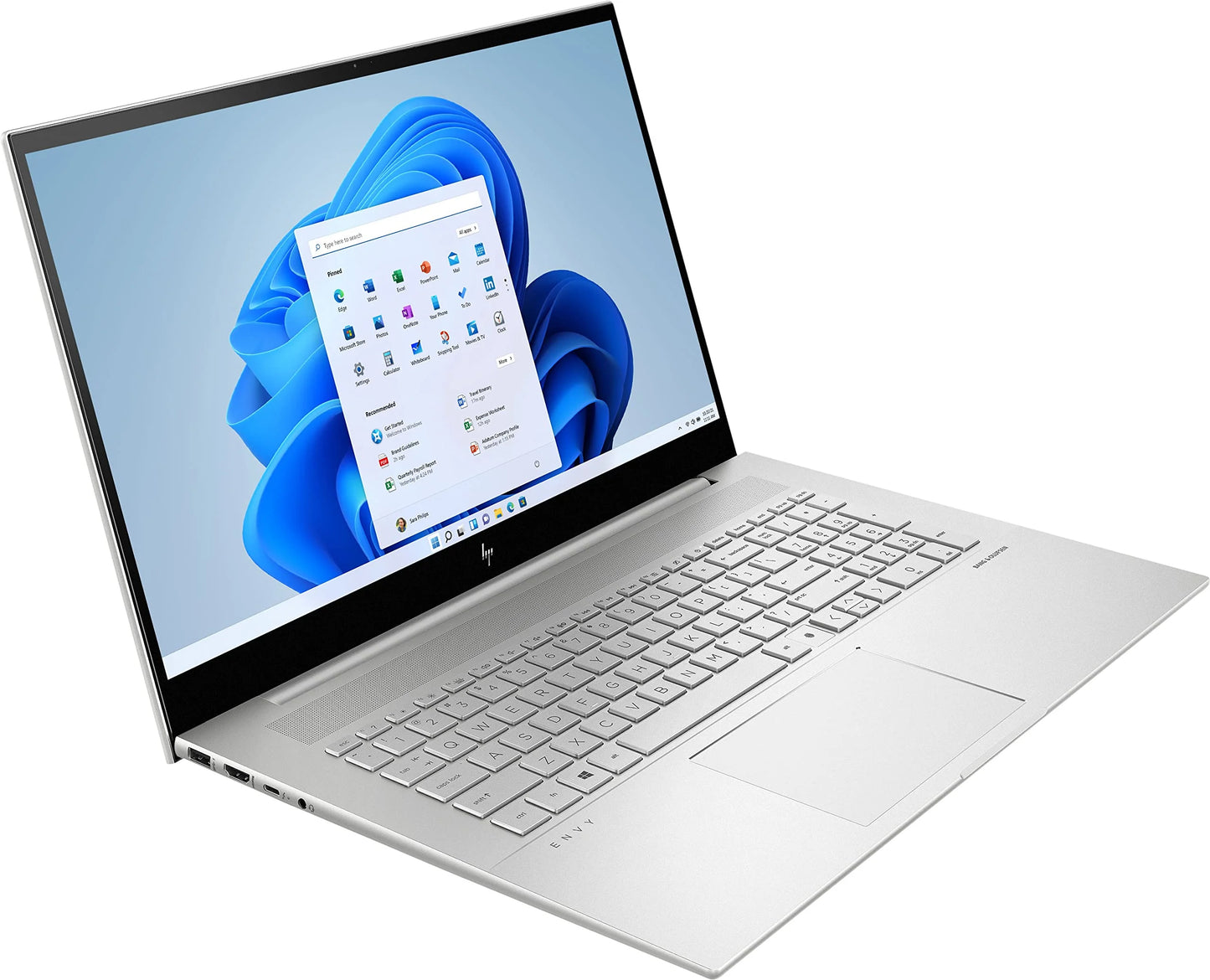 2022 HP Envy Laptop 17.3" FHD IPSize Touchscreen 10-Core 12th Intel i7-1255U Iris Xe Graphics 24GB DDR4 1TB SizeSizeD Thunderbolt 4 Wi-Fi 6E Backlit Keyboard w/ FP Reader Windows 11 w/ RATZK 32GB USizeB