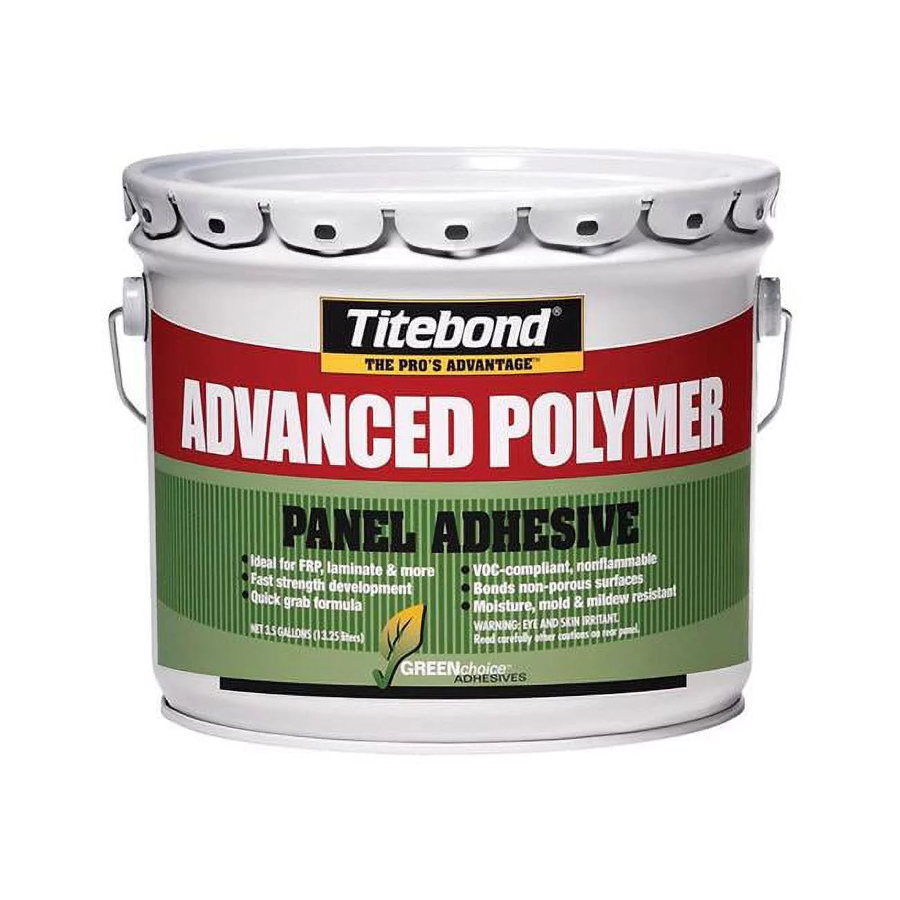 Titebond 4319 GREENchoice Advanced Polymer Panel Adhesive Pail, 3.5 gal