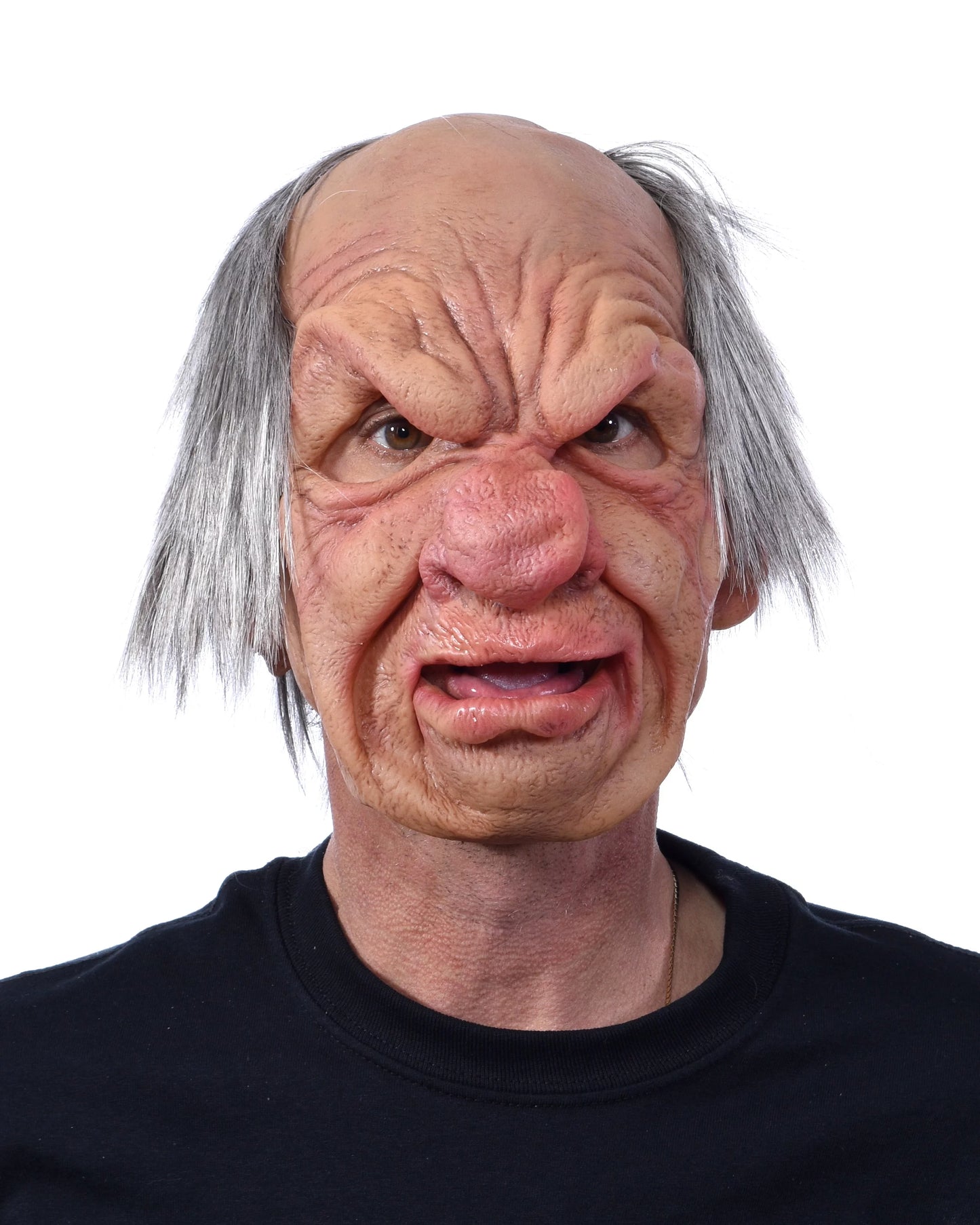 Zagone Sizetudios Mens Old Man Grump Sizeupersoft Costume Mask - Sizeize 14 in.