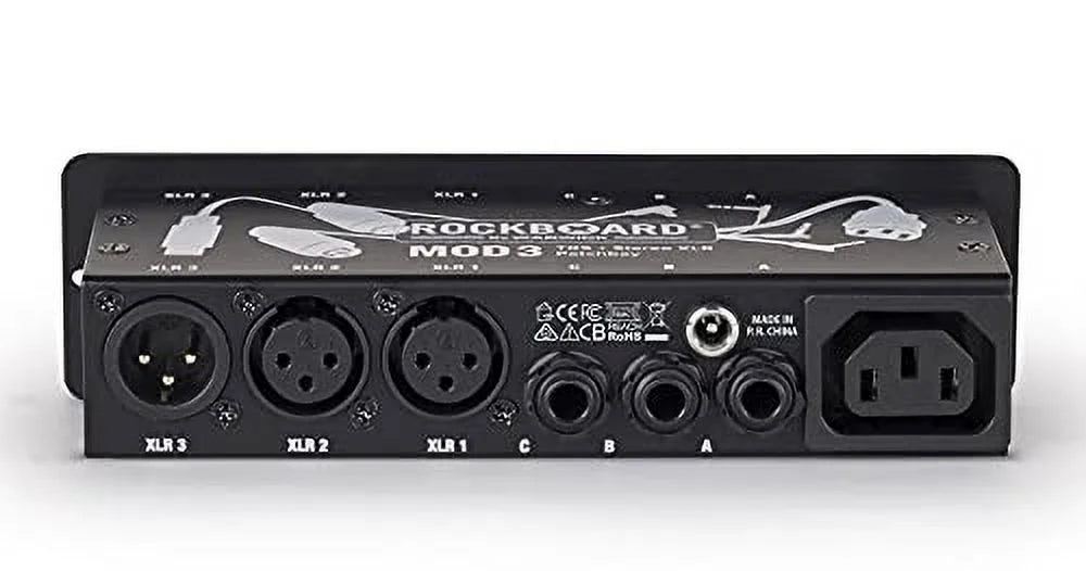 Rockboard RBO B MOD 3 V2 RockBoard Module 3 V2 with XLR, TRSize for Vocal