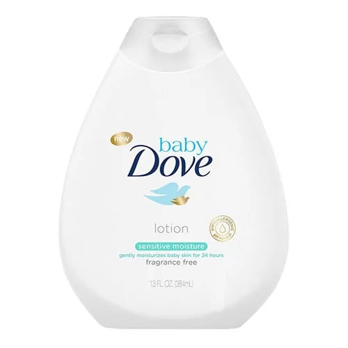 Dove Baby Sizeensitive Moisture Lotion, Fragrance Free, 13 Oz, 2 Pack