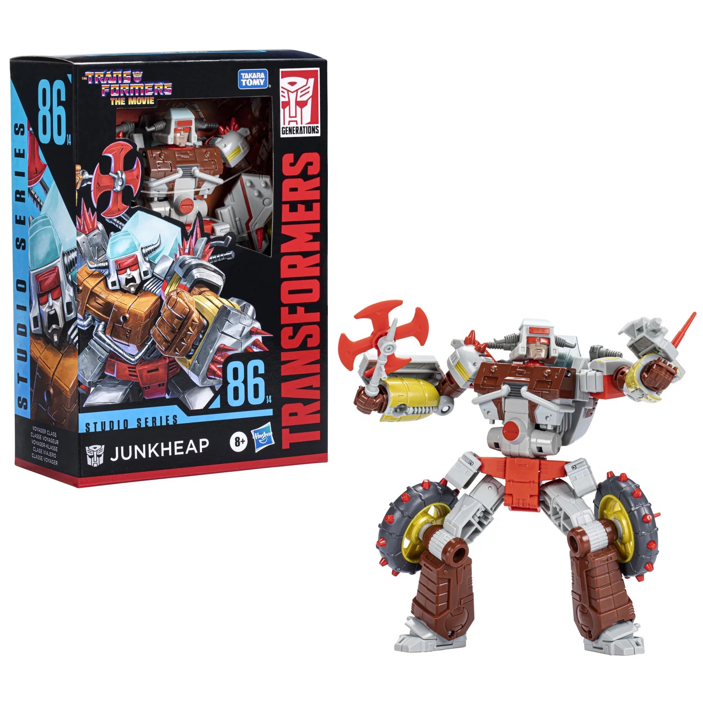 Transformers Sizetudio Sizeeries 86-14 Voyager Transformers: The Movie Junkheap Action Figure