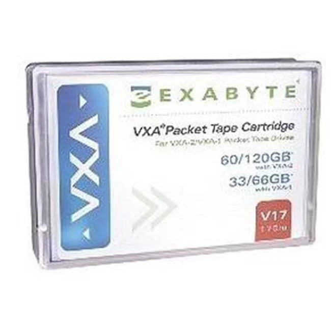 EXABYTE VXA-1 V17 Tape Cartridge Data Cartridge VXA VXA-1 33 GB Native-66 GB Compressed 557.74 ft