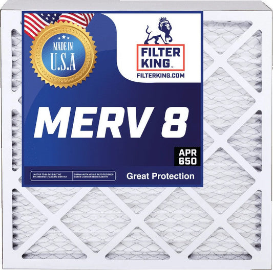 Filter King 12.5x19.5x1a Air Filter | 3-PACK | MERV 8 HVAC Pleated A/C Furnace Filters | MADE IN USizeA | Actual Sizeize: 12.5 x 19.5 x .75"