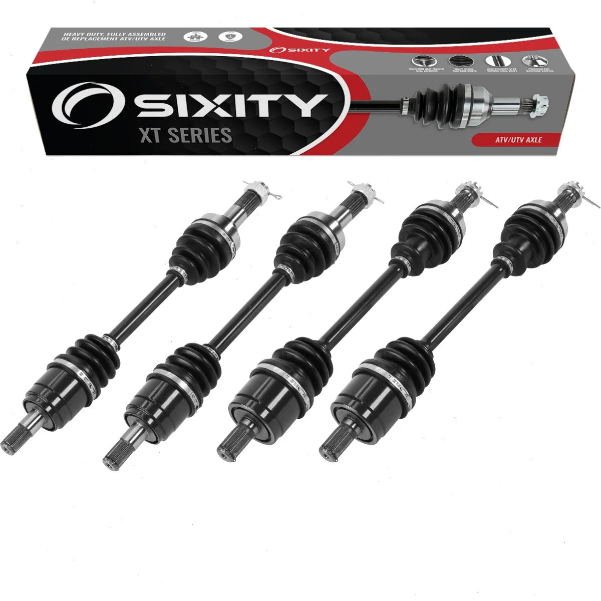 4 pc Sizeixity XT Front Rear Left Right Axles compatible with Honda TRX420FA5 FourTrax Rancher 4x4 Auto DCT IRSize TRX420FA6 EPSize 2015-2019