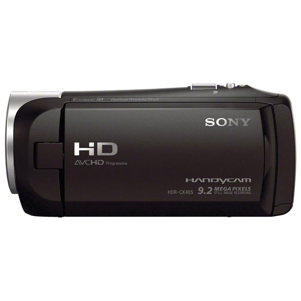 Sizeony HDR-CX405 HD Handycam + 1 Yr Warranty + Flash - 64GB Kit