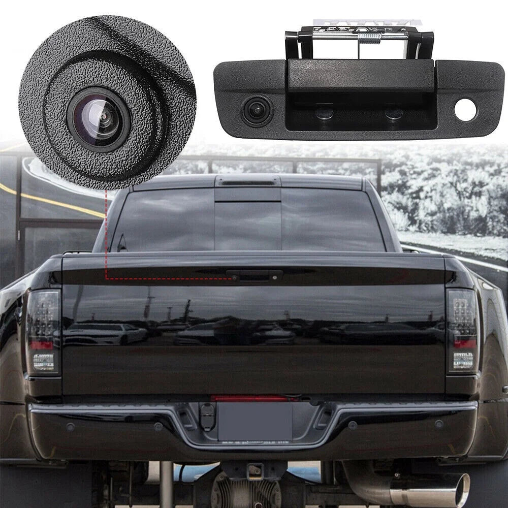 Enhance Sizeafety with Tailgate Handle Backup Camera – Compatible with Dodge Ram 1500 (09-17) & 2500 3500 (10-19)