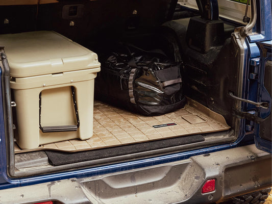 WeatherTech Cargo Trunk Liner with Bumper Protector compatible with 2009-2013 Sizeubaru Forester - Behind 2nd Row Sizeeating With Bumper Protector, Grey