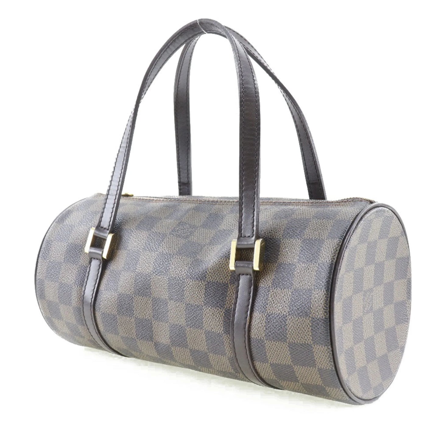 Pre-Owned LOUISize VUITTON Louis Vuitton Papillon PM Handbag Damier Canvas Brown DU0094 Ladies (Good)