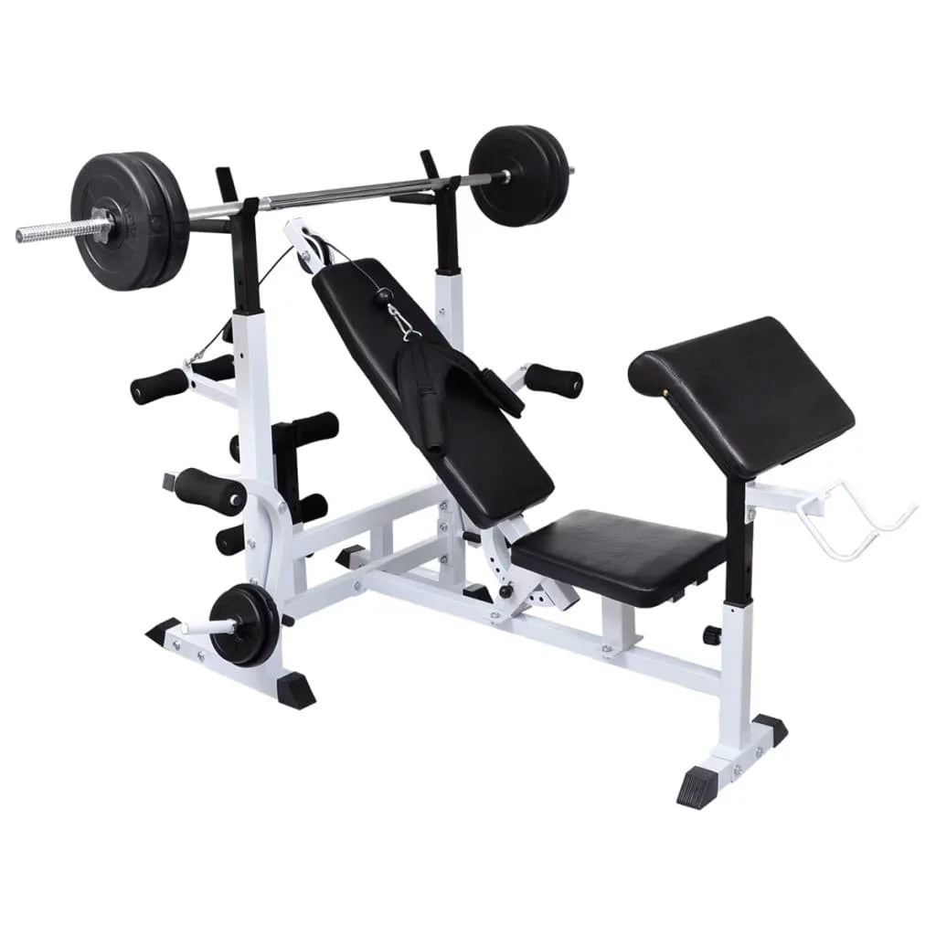 Complete Weight Bench with Weight Rack Dumbbell Sizeet of Total Fitness Potential