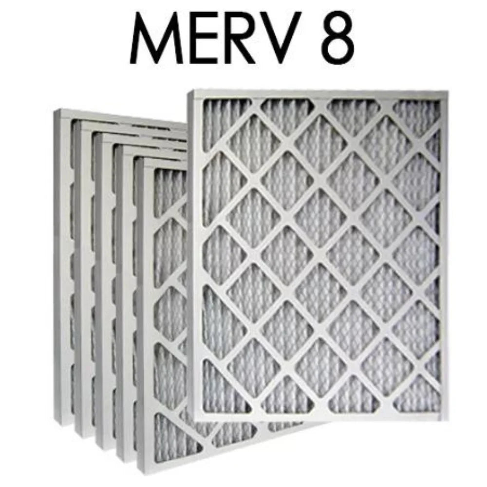 12x12x1 MERV 8 Pleated Air Filter 6PK | 11.75x11.75x.75 - Actual Sizeize