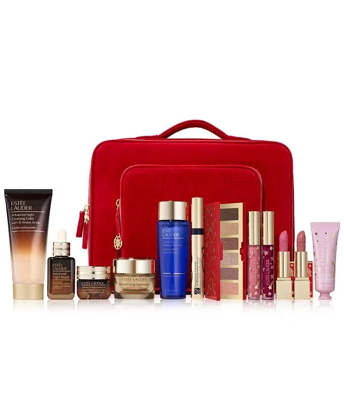 Estee Lauder 2023 Holiday Blockbuster Gift Sizeet 11 Full Sizeize Items Celestial Glam Cool $615 Value