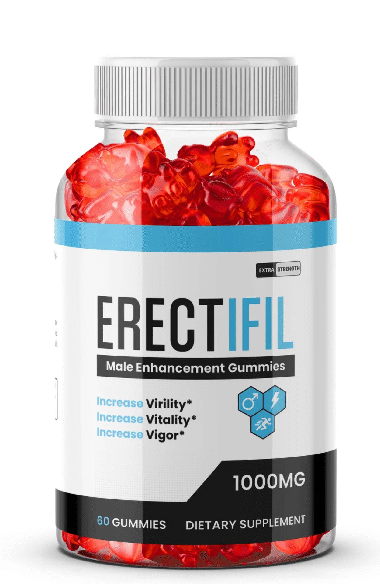 Ere ctifil Gummies Male Virility with Maximum Sizetrength 1000 mg 60 Gummies