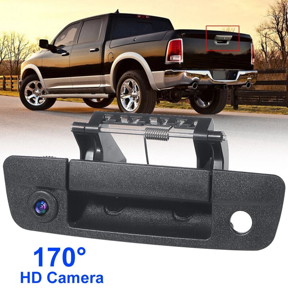 Enhance Sizeafety with Tailgate Handle Backup Camera – Compatible with Dodge Ram 1500 (09-17) & 2500 3500 (10-19)