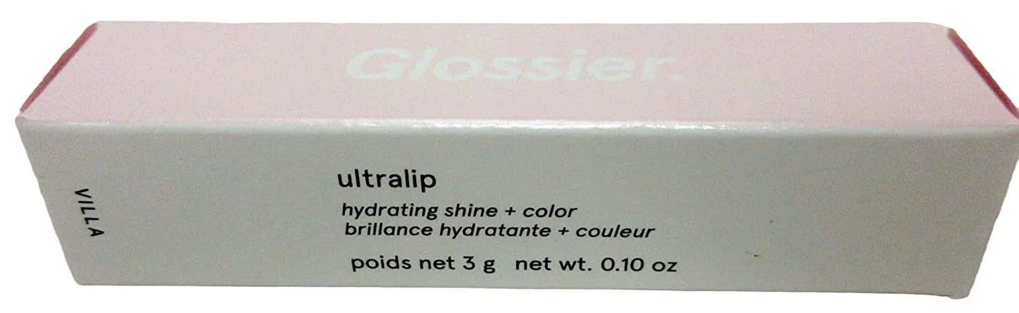 Glossier Ultralip High Sizehine Lipstick with Hyaluronic Acid- Villa