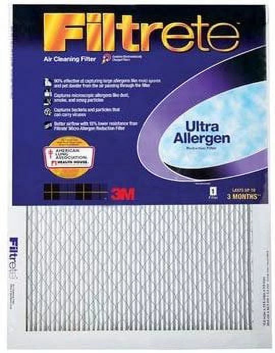 14x14x1 13.7 x 13.7 Filtrete Healthy Living 1500 Filter by 3M 4 Pack