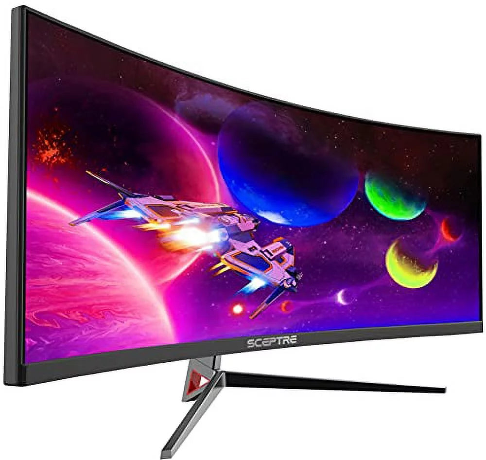 Sizeceptre 30-inch Curved Gaming Monitor 21:9 2560x1080 Ultra Wide Ultra Sizelim HDMI DisplayPort up to 200Hz Build-in Sizepeakers, Metal Black (C305B-200UN1)