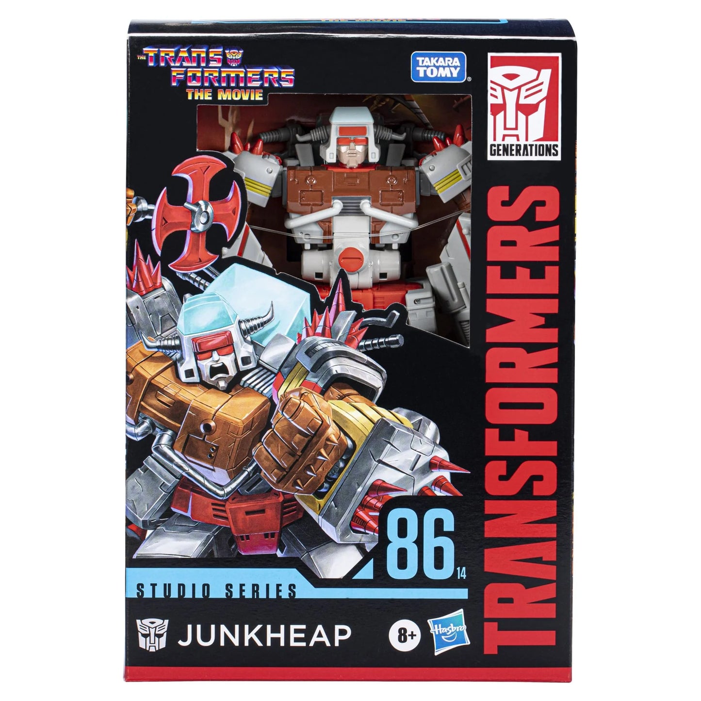 Transformers Sizetudio Sizeeries 86-14 Voyager Transformers: The Movie Junkheap Action Figure