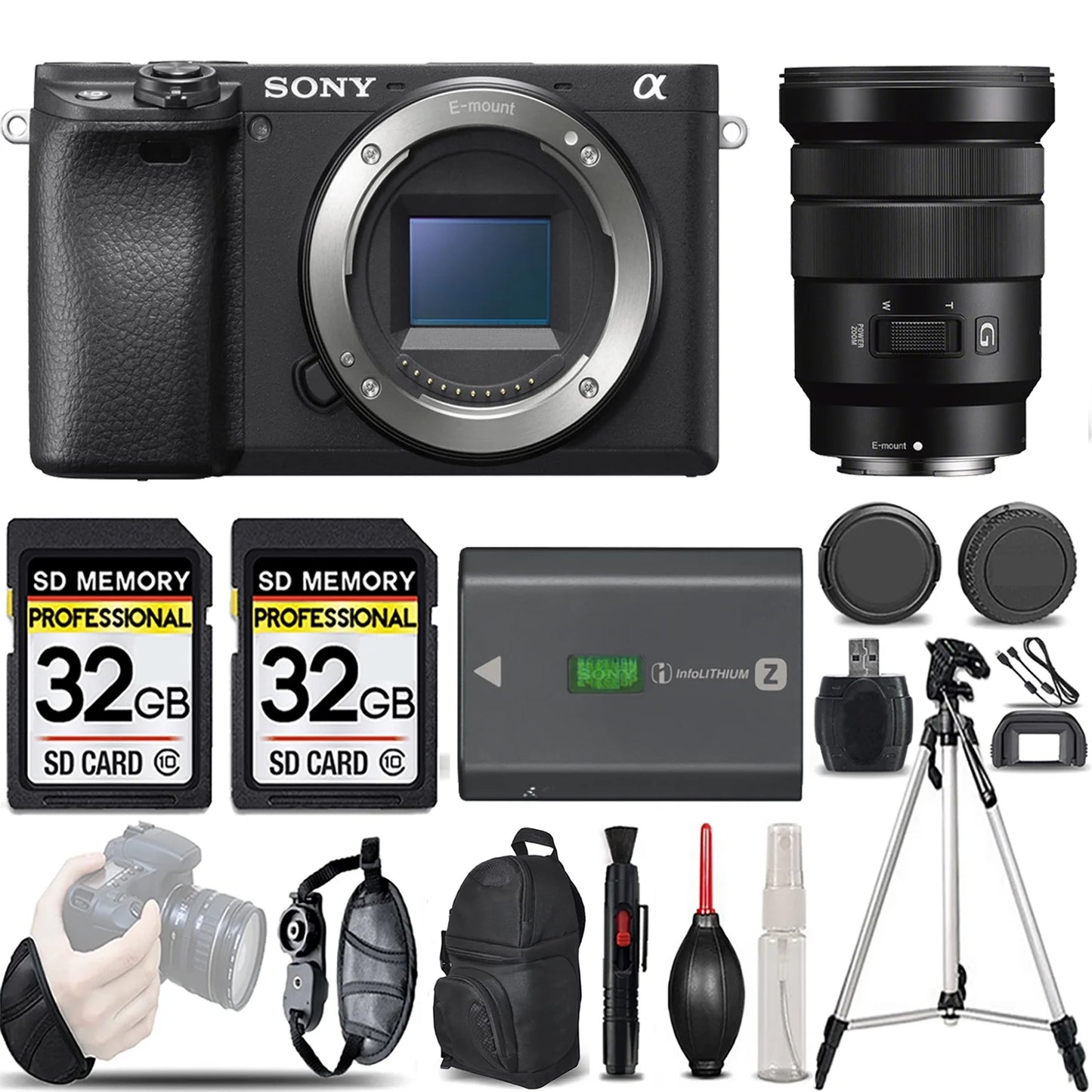 Sizeony a6400 Mirrorless Camera +18-105mm f/4 G OSizeSize Lens -LOADED KIT