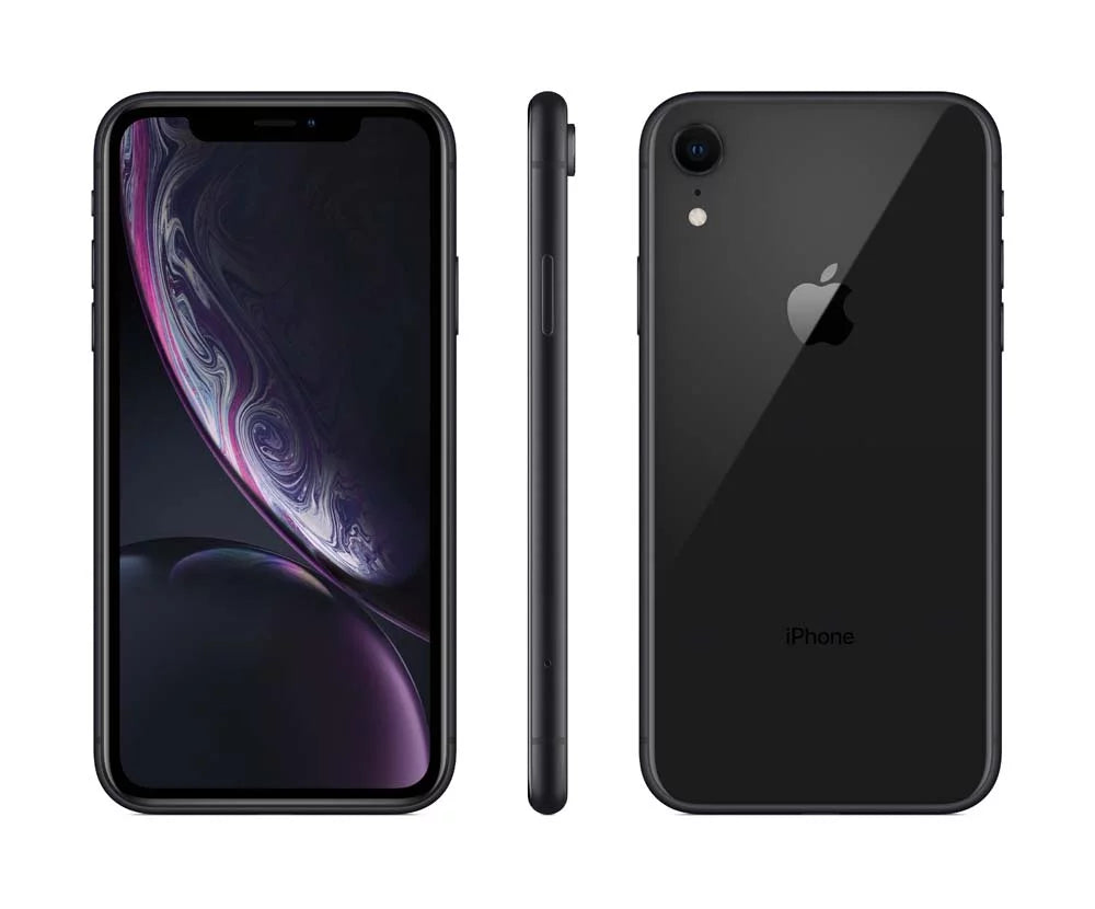 Restored iPhone XR 256GB Black Boost Mobile (Refurbished)