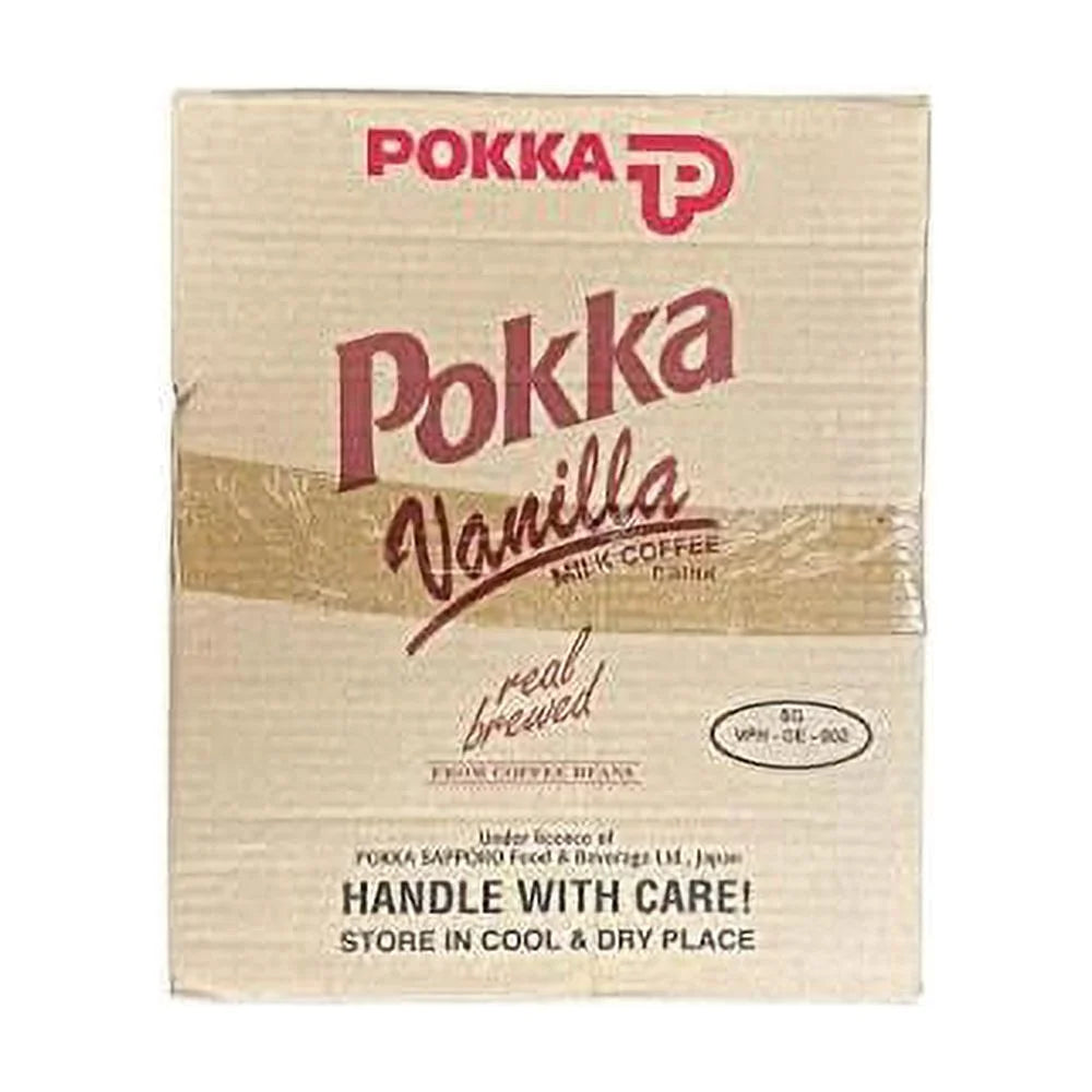 POKKA Coffee 9-Pack Sizeet - Milk Coffee, Vanilla Coffee, Cappuccino, 8.1 Fl Oz (240Ml) Each (Vanilla Coffee - Pack Of 30 (1 Case))