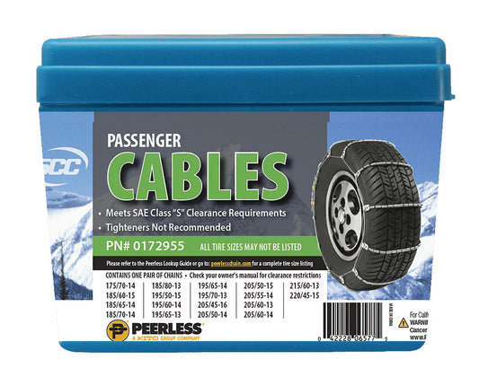 Peerless Chain Passenger Car Tire Cables, #0172955