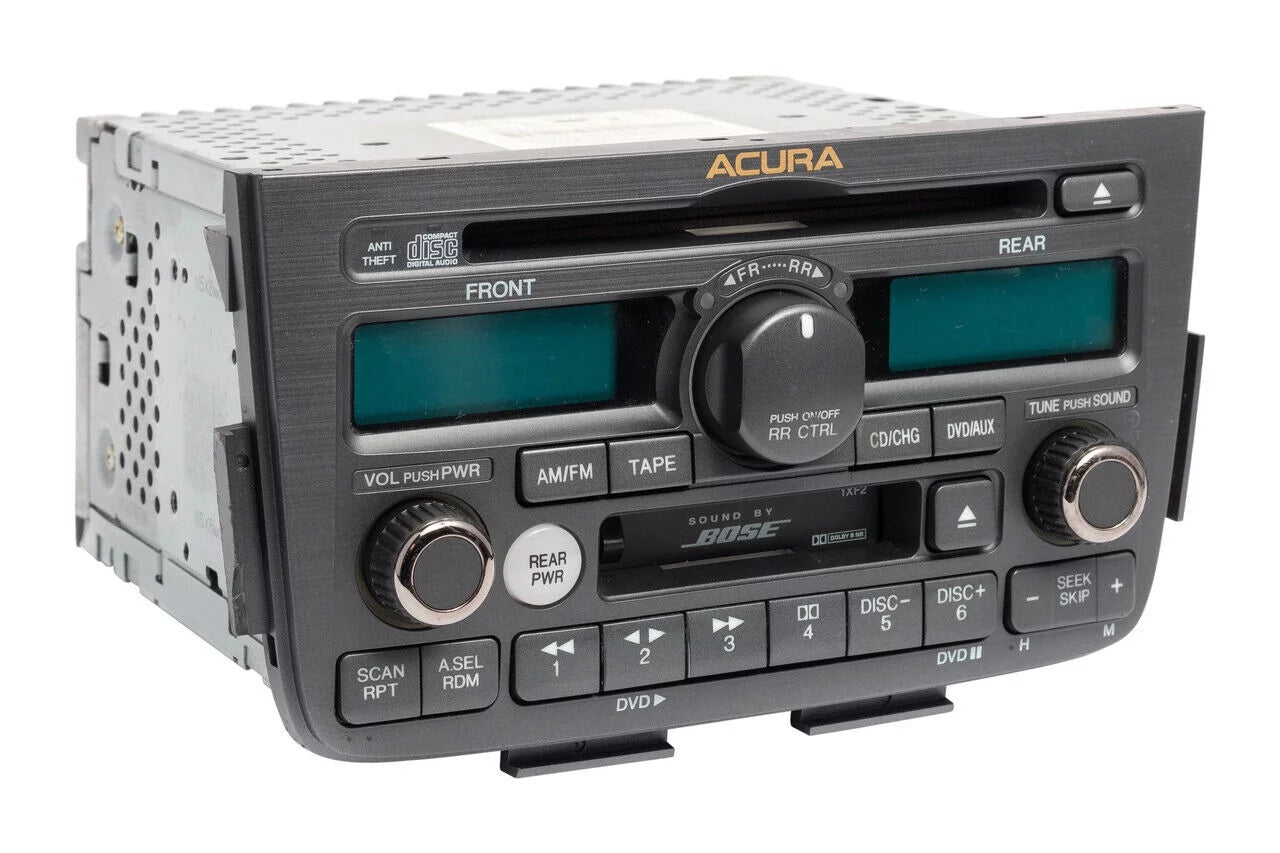 03 04 Acura MDX Radio 6 Disc CD Cassette Player Player 39100-Size3V-A610