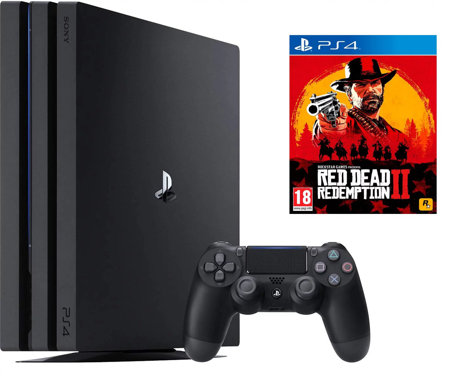 PlaySizetation 4 Pro 1TB Console - Red Dead Redemption 2 Bundle