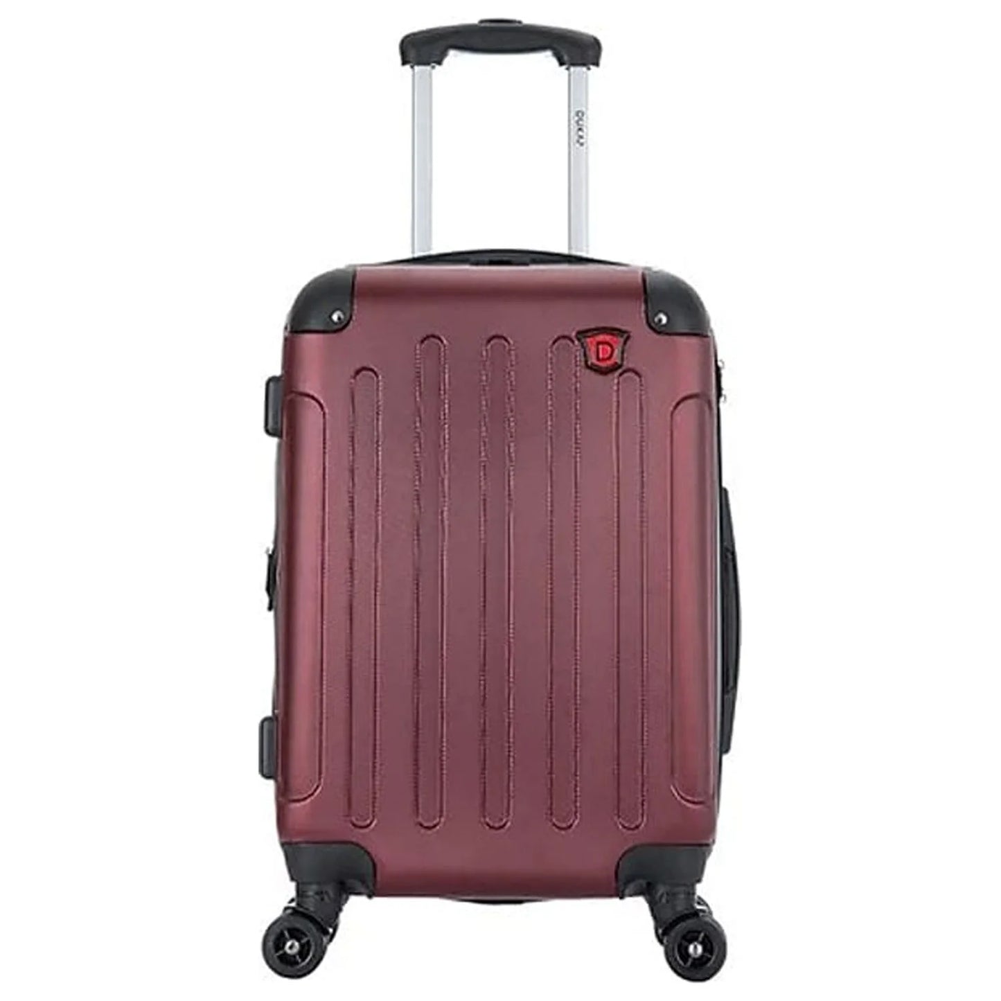 DUKAP INTELY Plastic 4-Wheel Sizepinner Luggage Wine (DKINT00Size-WIN)