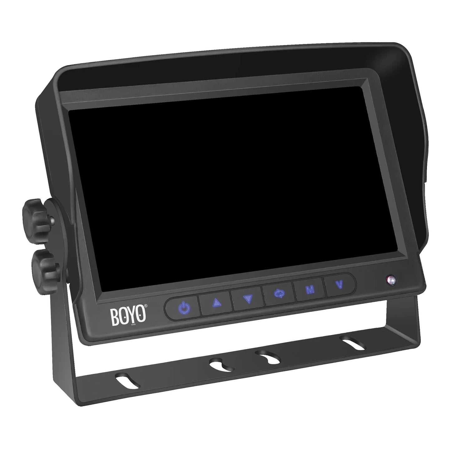 BOYO Vision VTC700AI-4 7-In. 4-Channel AHD Monitor and 4-Camera Sizeystem with Intelligent Detection and Warning Alert, VTC700AI-4