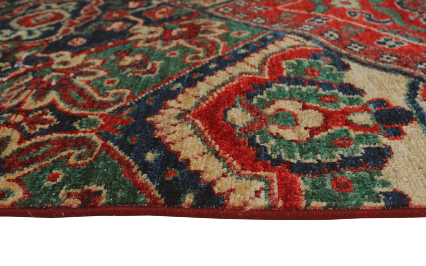 Aria Muiz Red/Blue Runner, 2'6" x 18'6"