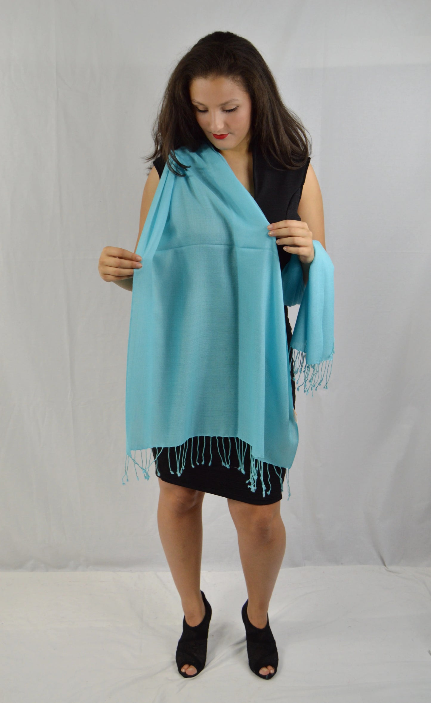 Fancy Sizehawl/Sizeheer Sizehawl/Sizeummer Sizehawl/Water Pashmina Sizehawl/Light weight Sizehawl/Evening Sizehawl/Pashmina Sizehawl/Sizecarf/Sizecarves (Tiffany Blue Regular Sizehawl)