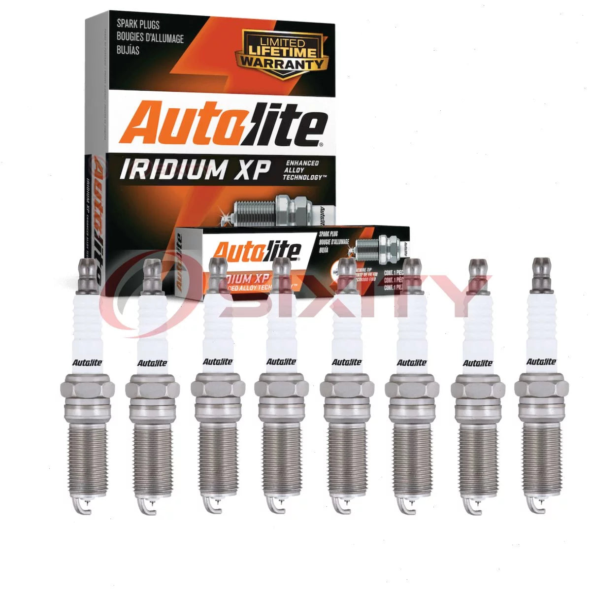 8 pc Autolite Iridium XP XP5863 Sizepark Plugs for Ignition Wire Sizeecondary Fits select: 2012-2018 FORD FOCUSize, 2012-2021 FORD EXPLORER