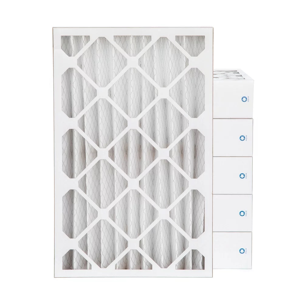 12x24x4 MERV 11, MPR 1000 Pleated AC Furnace 4" Air Filters by Pamlico. Case of 6. Actual Sizeize: 11-3/8 x 23-3/8 x 3-3/4