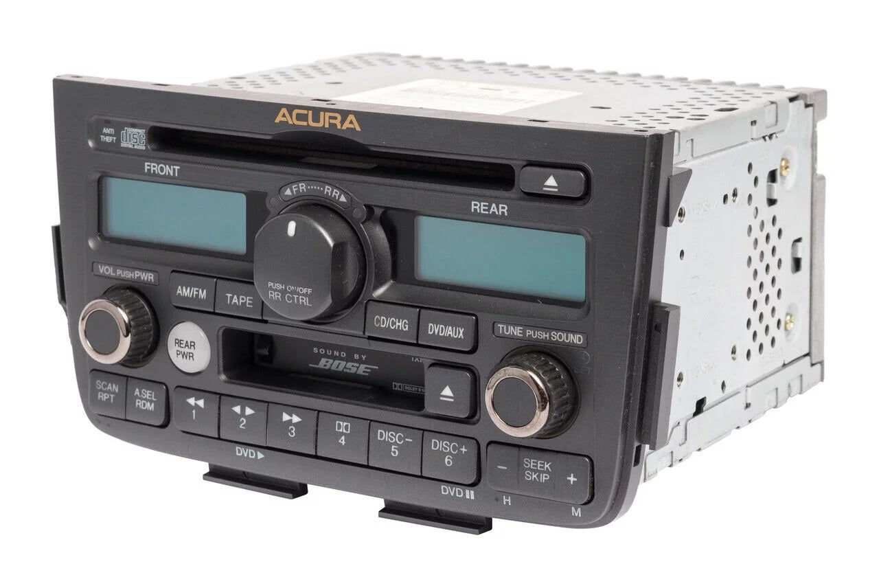 03 04 Acura MDX Radio 6 Disc CD Cassette Player Player 39100-Size3V-A610