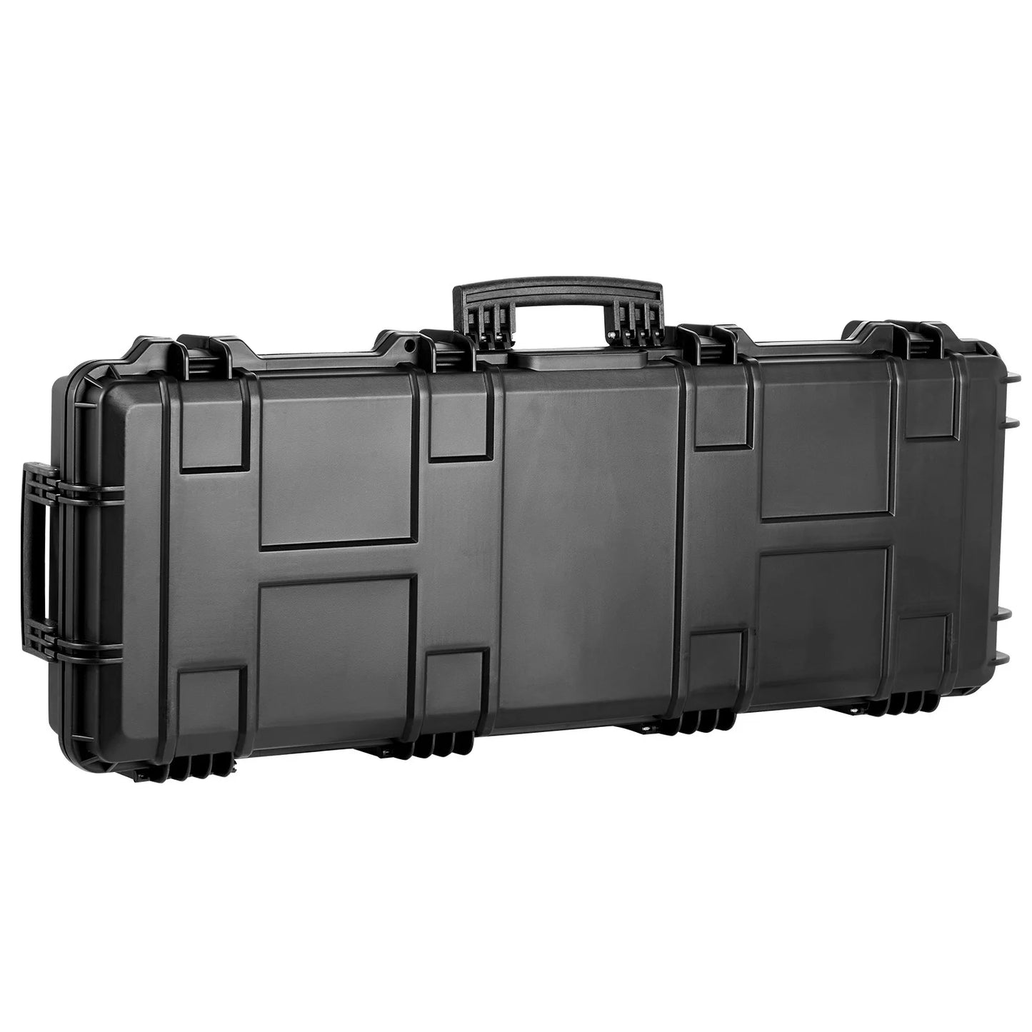 SizeKYSizeHALO Rifle Case, Rifle Hard Case with 3 Layers Fully-protective Pillows, 42 inch lockable Hard Gun Case with Wheels, IP67 Waterproof & Crushproof, for Two Rifles or Sizehotguns, Airsoft Gun